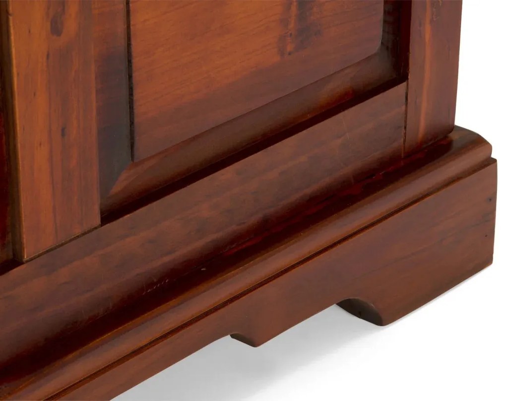 furniture-nabytek.cz - Masívna truhlica Catana z borovicového dreva, lakovaná, hnedá