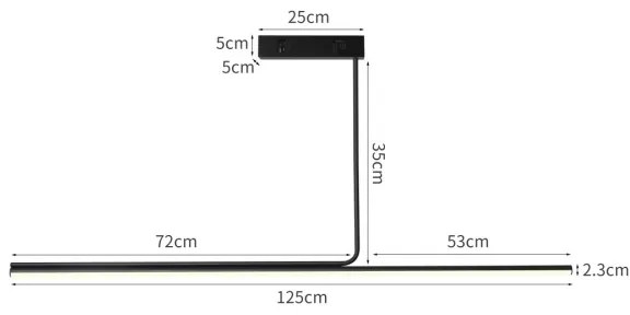 Immax NEO 07235L - LED Stmievateľný luster na tyči LITE ASTA LED/28W/230V Tuya + DO