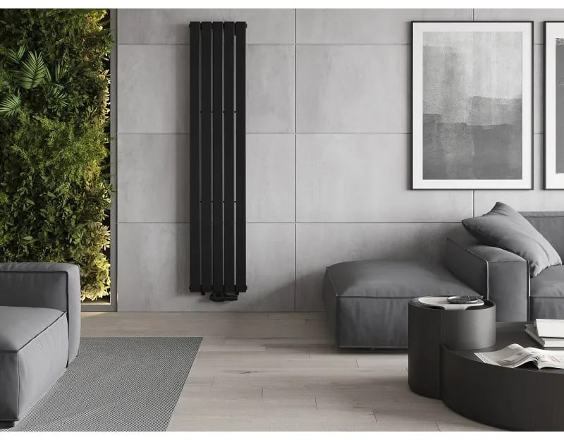 Mexen Boston, vykurovacie teleso 1800 x 376 mm, 740 W, čierna, W213-1800-376-01-70