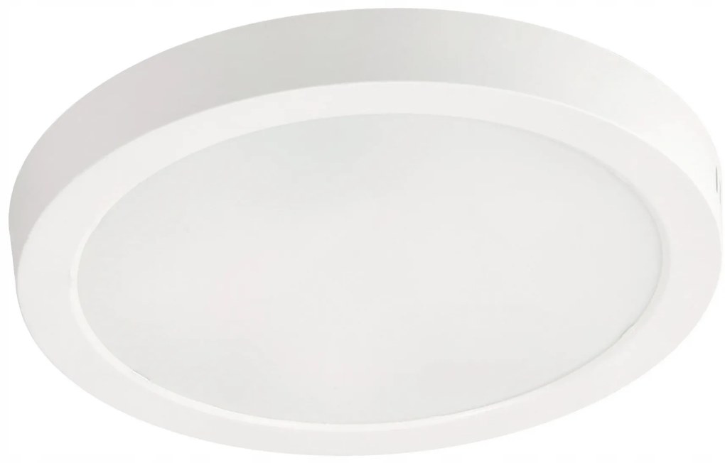 BERGE Prisadené LED stropné svietidlo 18W - 1980lm - 4000k - biely kruh