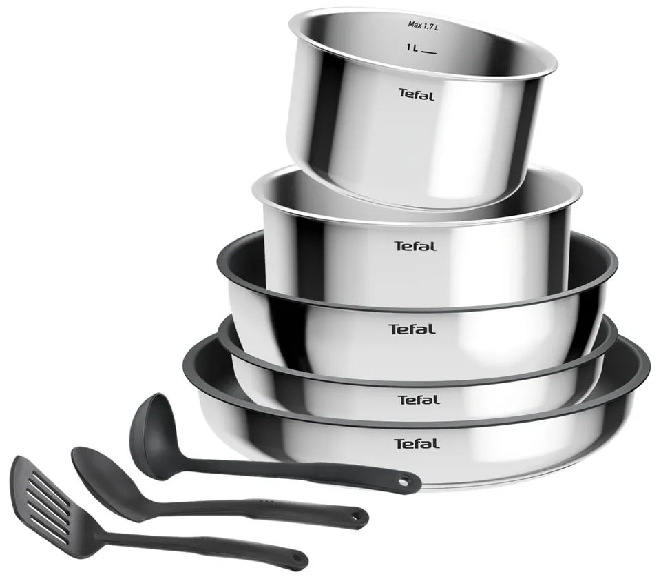 Hliníková súprava riadu 9 ks INGENIO Cook Eat L881S904 – Tefal