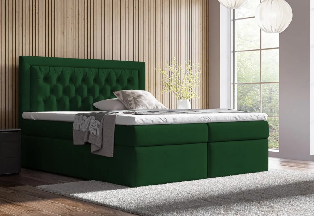 Čalúnená posteľ boxspring JACOPO, 120x200, kronos 13