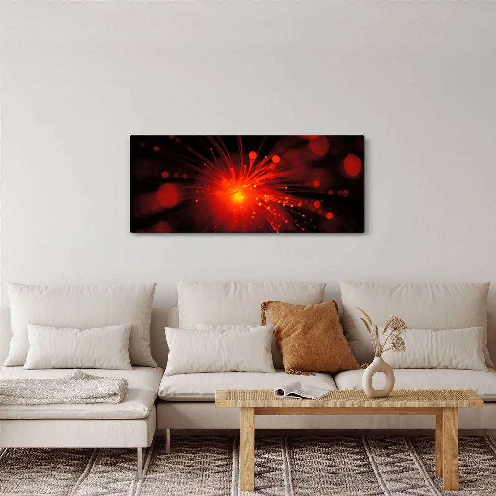 Obraz iskrenie abstrakcie (120x50 cm)