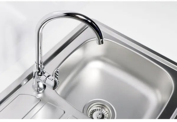 ALVEUS 1098938 - Kuchynský drez ZOOM 79x50 cm satin, na hornú montáž