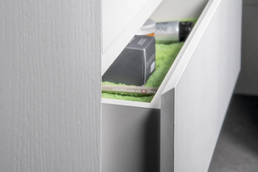 Sapho Sapho, Kúpeľňový set FILENA 85, biela, KSET-060