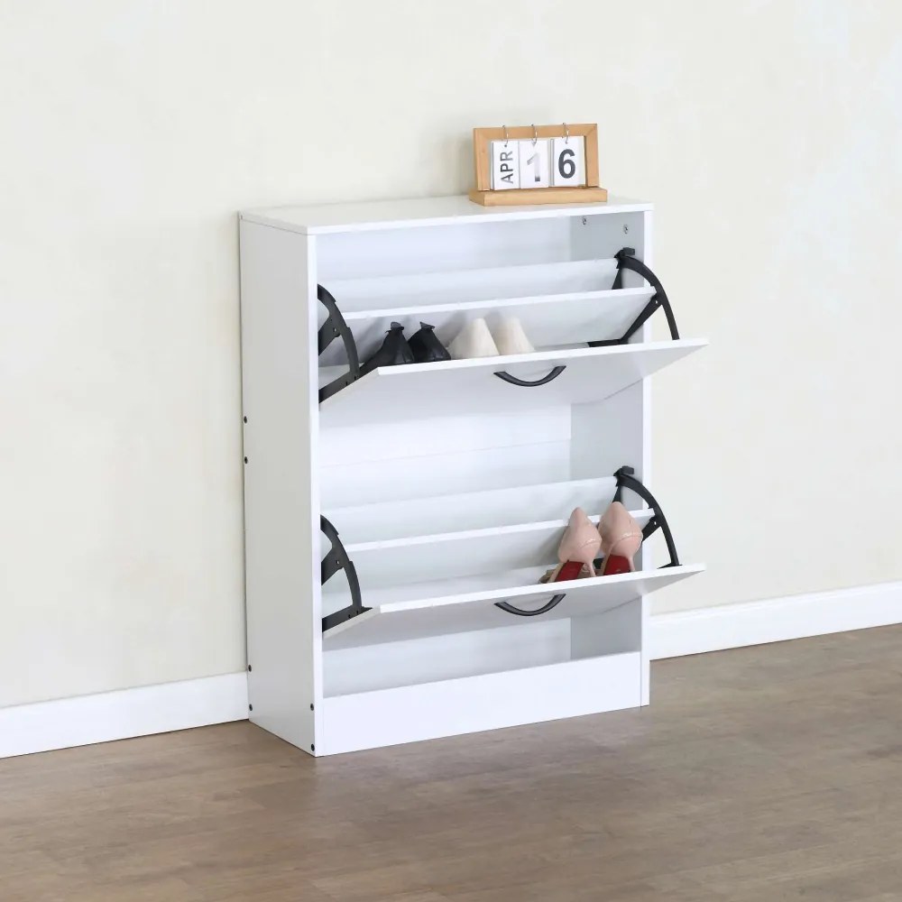 Botník BOTNIX, 2 poschodia, biela