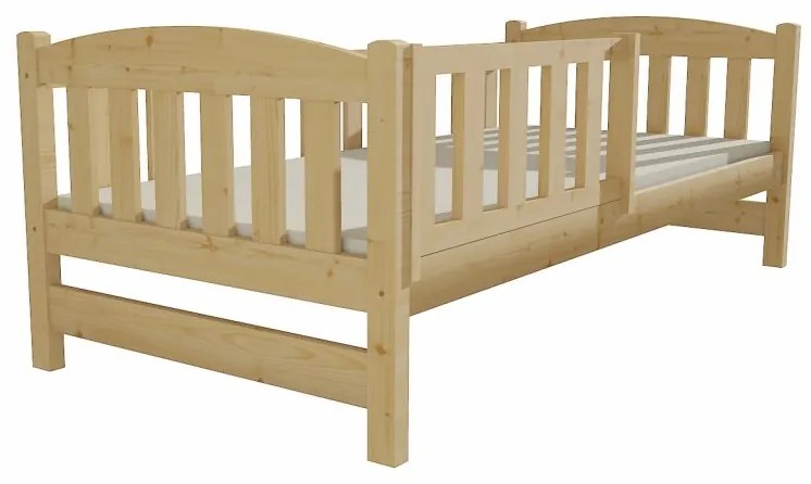 Detská posteľ z masívu 200x90cm so zásuvkami - DP002