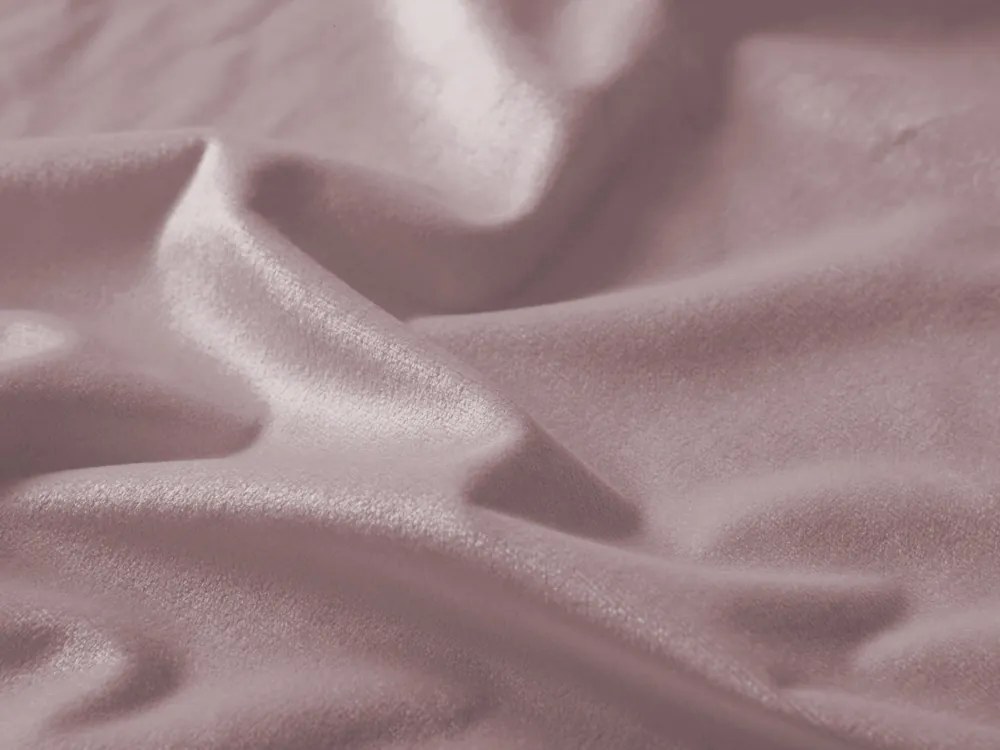 Biante Veľký zamatový okrúhly obrus Velvet Premium SVP-002 Staroružový Ø 200 cm