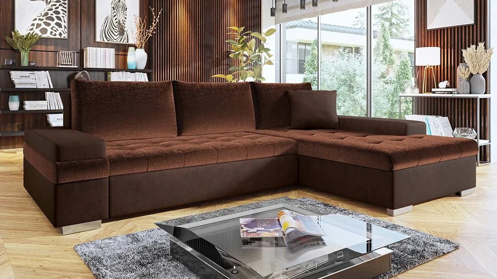 Rohová sedačka Canton Mini Premium, Dostupné poťahy: Otusso 14 + Otusso 14 + Sorriso 04