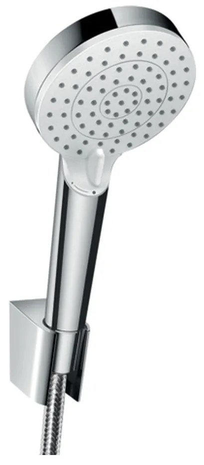 Hansgrohe Crometta, sprchový set 100 Vario EcoSmart 9l/min s hadicou 1600 mm, biela/chrómová, HAN-26694400