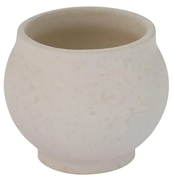 Storefactory Keramický obal na kvetiny Berghalla Off-White Ø 10 cm
