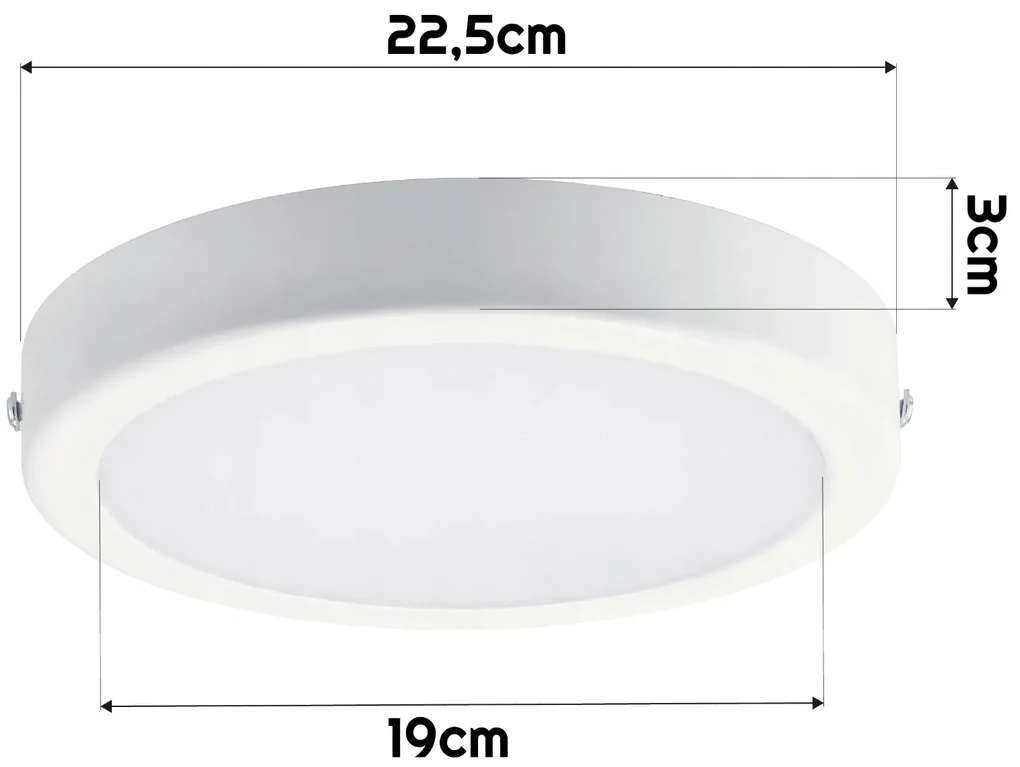 PHILIPS LED okrúhle prisadené svietidlo 19W - 2000lm - 4000K - biele
