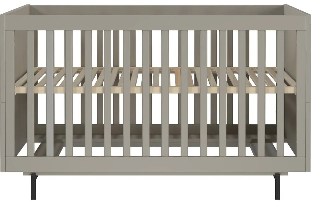 Sivá detská posteľ s roštom 70x140 cm Tomino – Germania