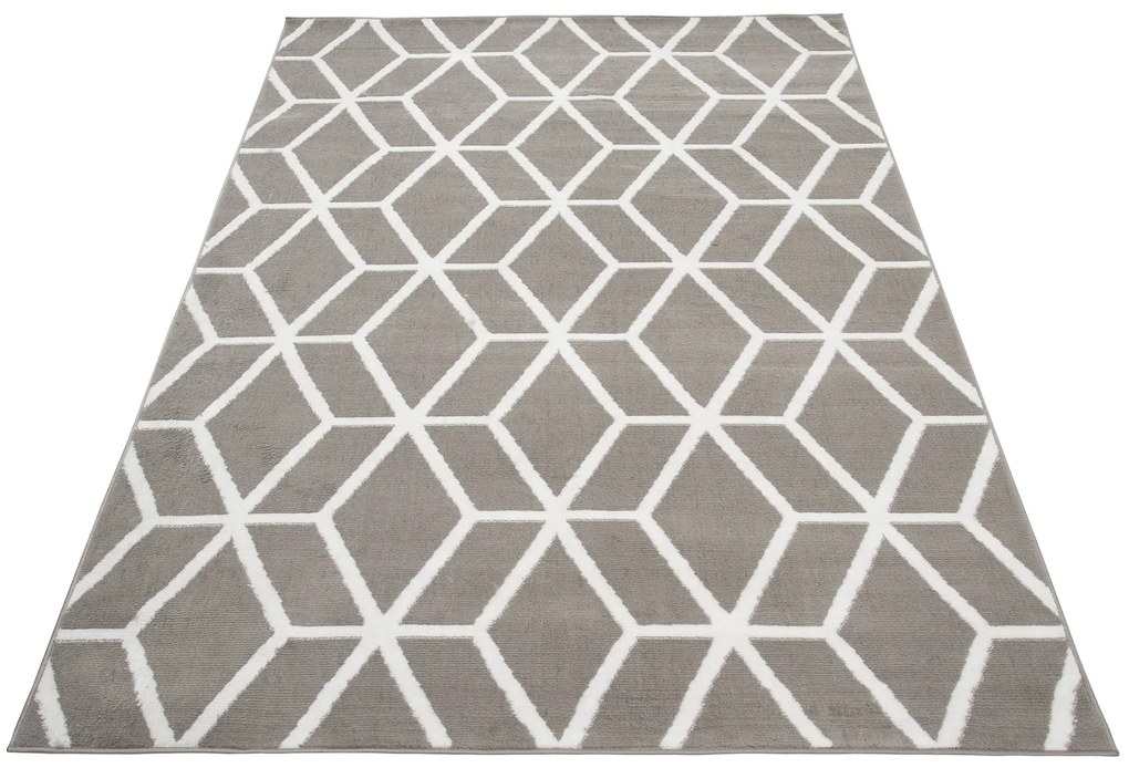 Koberec BALI PP C434A sivý Rozmery: 180x250