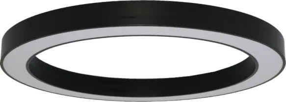 LED stropné svietidlo 115 W / 230 V, s prepínateľnou teplotou svetla 3000/4000/6500 K, priemer 120 cm, čierne