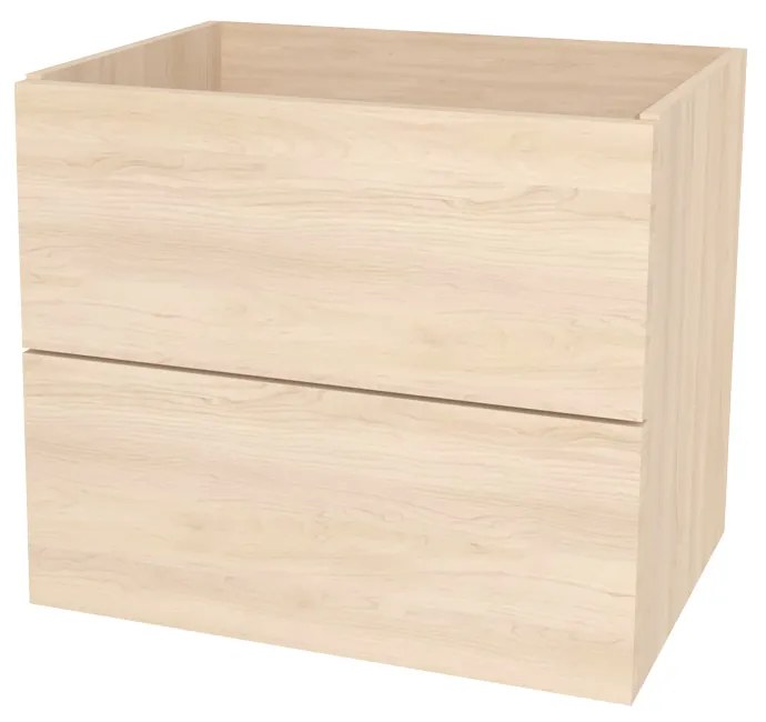 Mereo, Mereo Ponte, kúpeľňová skrinka 61 cm, Multidecor, Javor Hard šampanský, MER-CN290SJHS2