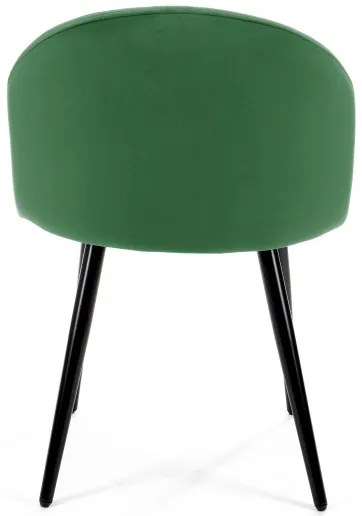 Set štyroch jedálenských stoličiek SJ.077 fľaškovo zelené