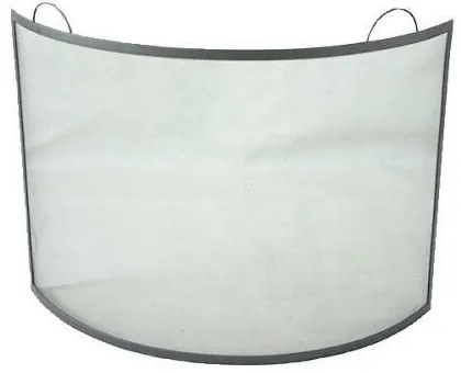 Zástena krbová 66 x 66 cm, oceľ, čierna
