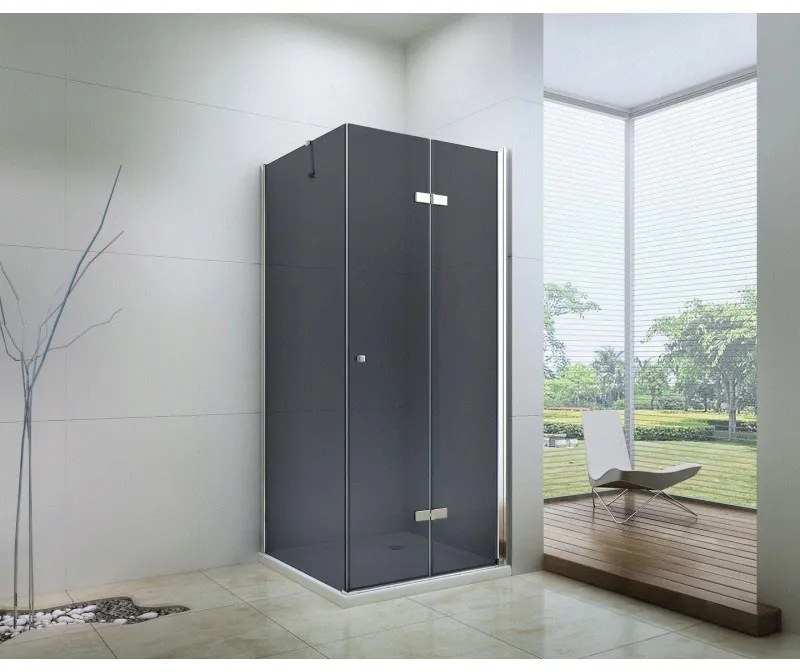 Sprchovací kút Mexen Lima Grey 90 x 80 cm