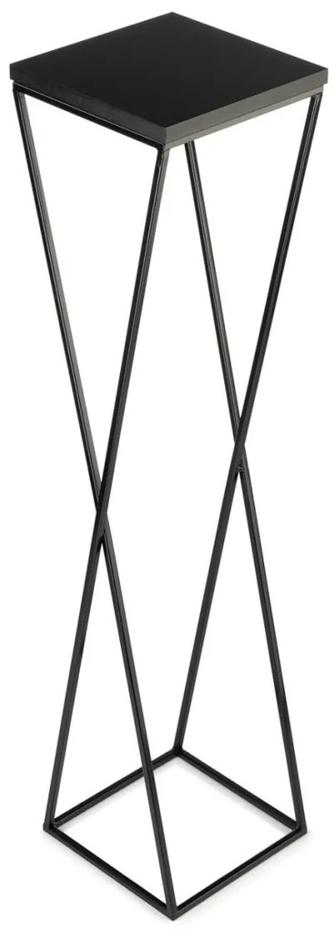 Kvetinový stojan LOFT II 100 cm čierny