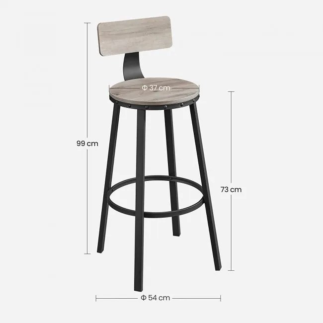 Set vysokých barových stoličiek LBC026B02