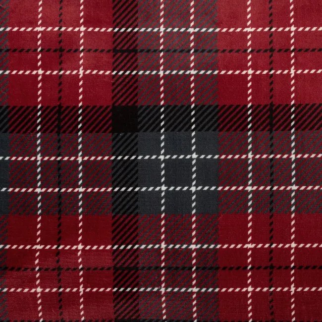 Deka CHRISTMAS 18 tmavozelená / červená