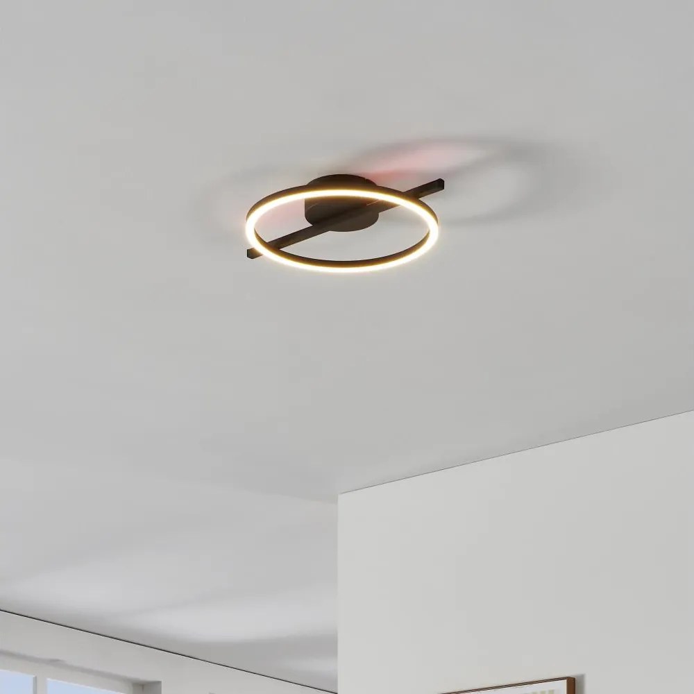 Eglo 901113 - LED Stmievateľné stropné svietidlo AMANDOLO LED/17W/230V čierna + DO