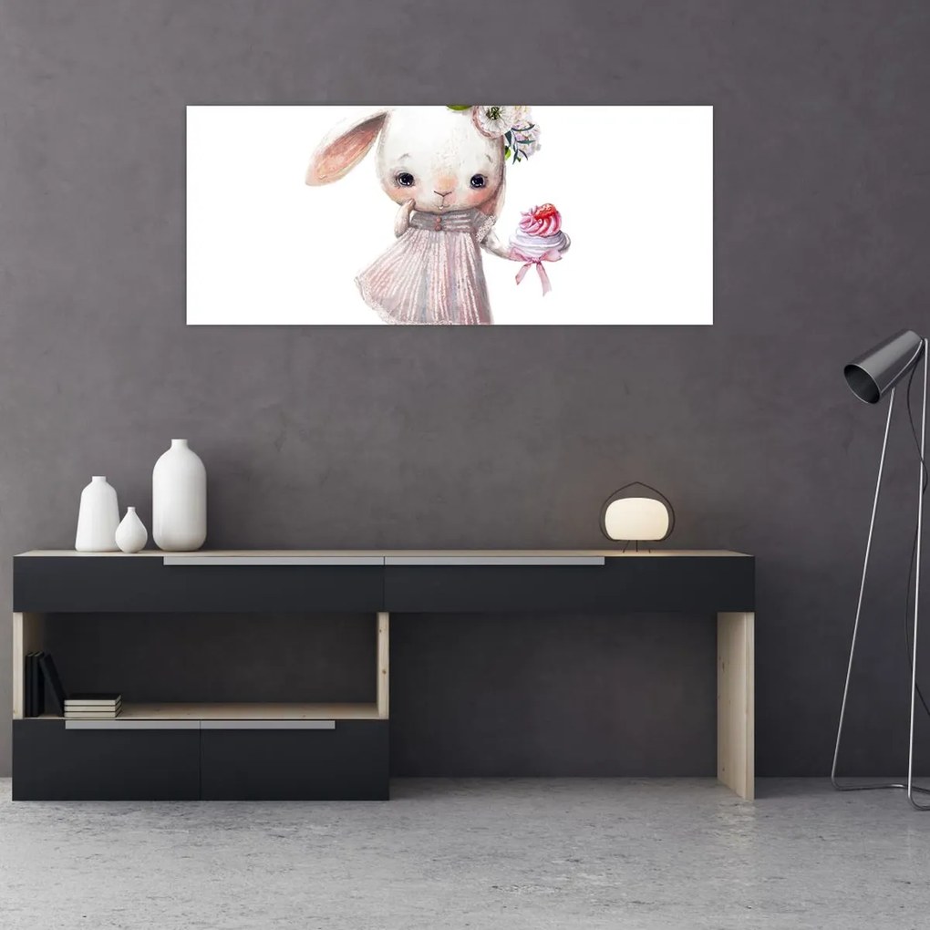 Obraz - Akvarelové zvieratko N⁰1 (120x50 cm)