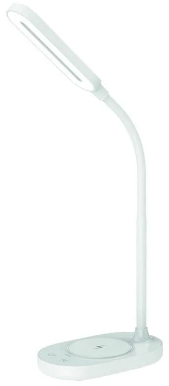 LED lampička OCTAVIA biela 7W stmievateľná s bezdrôtovým nabíjaním