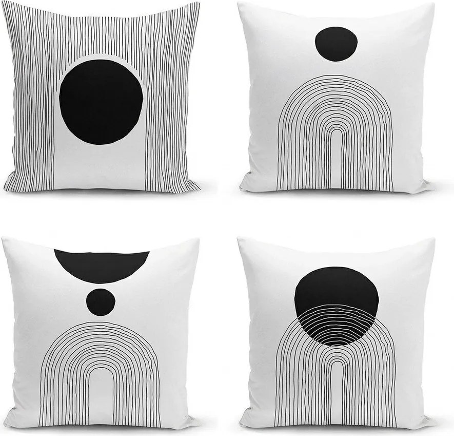 Obliečky na vankúše v súprave 4 ks 43x43 cm Simple Arch – Minimalist Cushion Covers