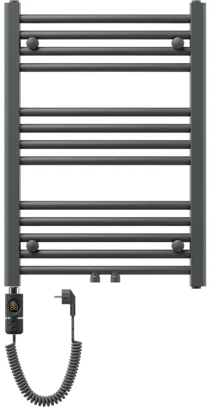 Mexen Ares, elektrické vykurovacie teleso 700 x 500 mm, 300 W, antracitová, W102-0700-500-2300-66