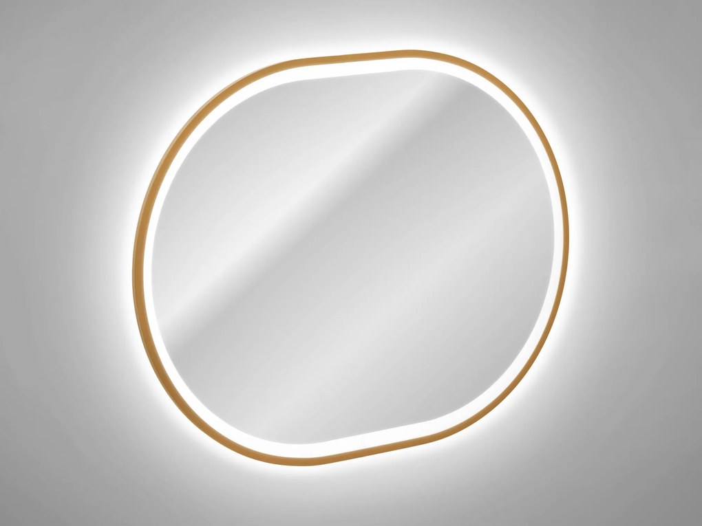 LED zrkadlo APOLLO 2 90x70 cm