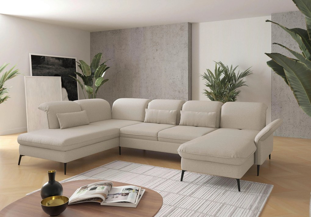XXXLutz SEDACIA SÚPRAVA, textil, krémová Sit & More - Sedačky - 00014401182M