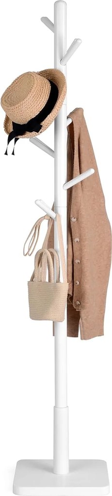 Biely stojanový vešiak ARBO