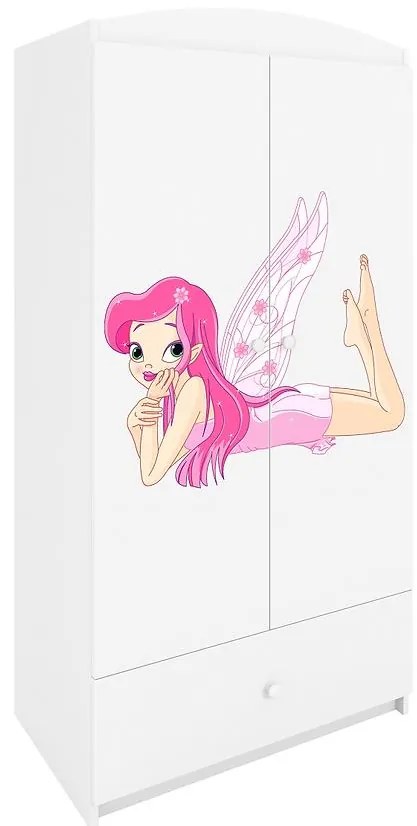 Skriňa Babydreams Biely – Víla 1