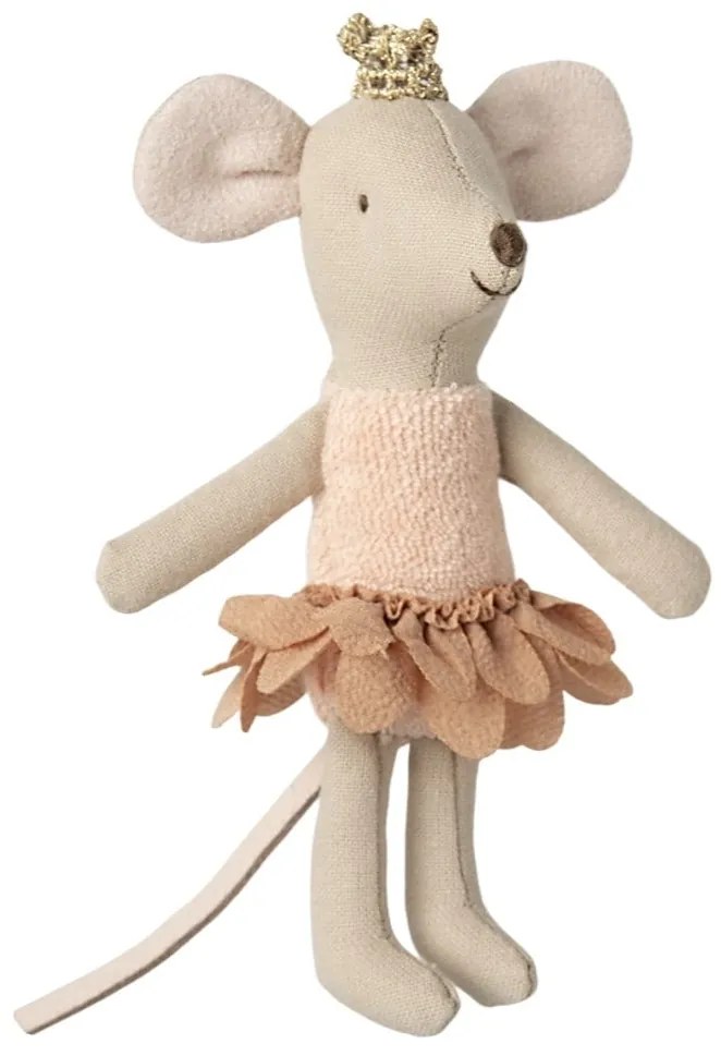 Maileg Myška princezna v škatuľke od zápaliek Little Sister Peach