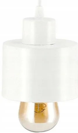 BERGE Závesná stropná lampa - nastaviteľná - biela