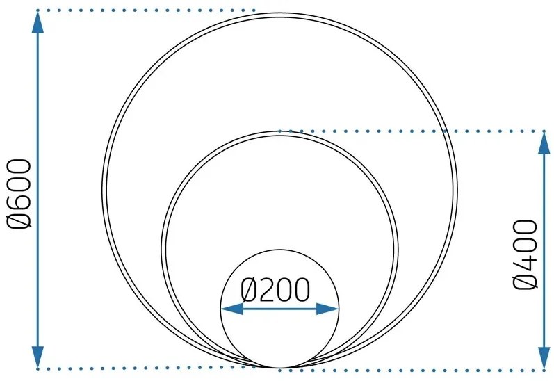 Stropné svietidlo na diaľkové ovládanie APP802-C čierne