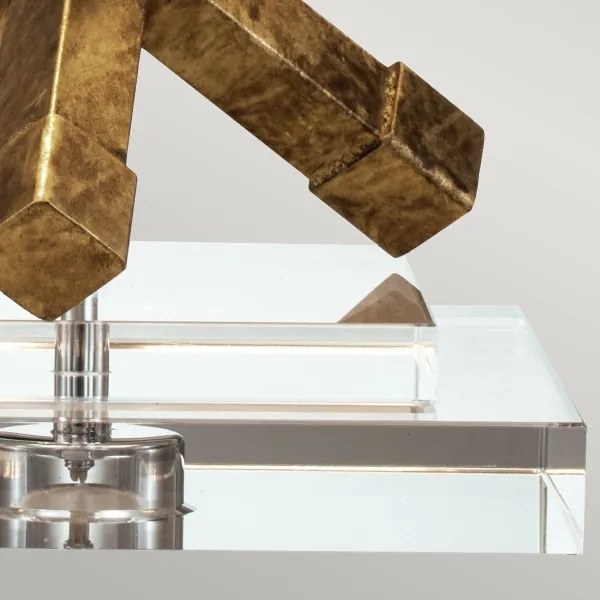 Elstead GN-JACKSON-SQUARE-TL - Stolná lampa JACKSON SQUARE 1xE27/60W/230V