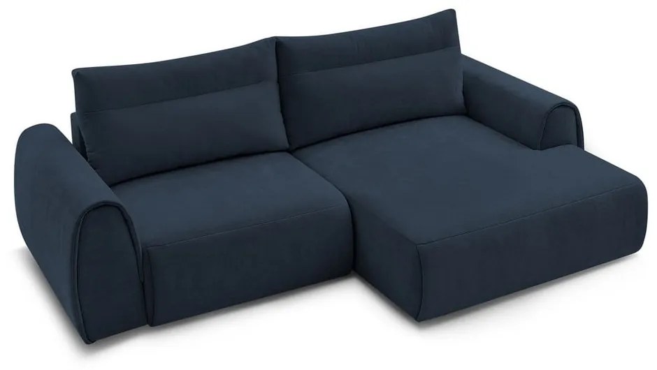 Tmavomodrá rohová pohovka Aden – Bobochic Paris