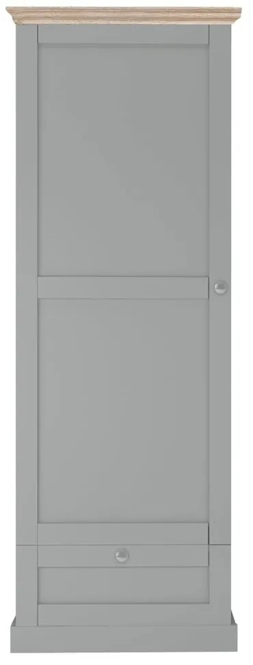 Sivá šatníková skriňa 60x180 cm Binz – Støraa