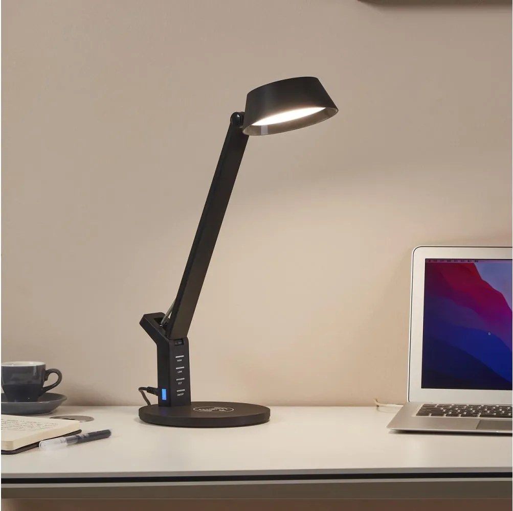 Eglo 99832 - stmievateľná dotyková LED stolná lampa BANDERALO LED/4,8W/230V čierna