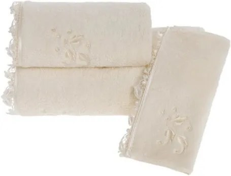 Soft Cotton Luxusné osuška NAKKAS 85x150 cm Krémová