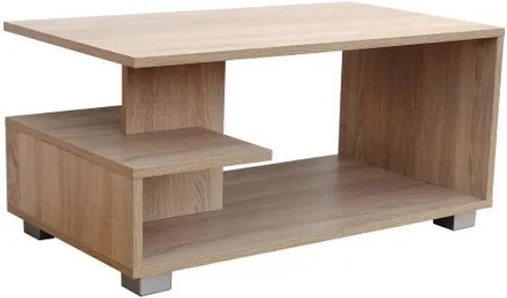 Moderný dizajnový konferenčný stolík - 105 cm - výber dekoru Javor