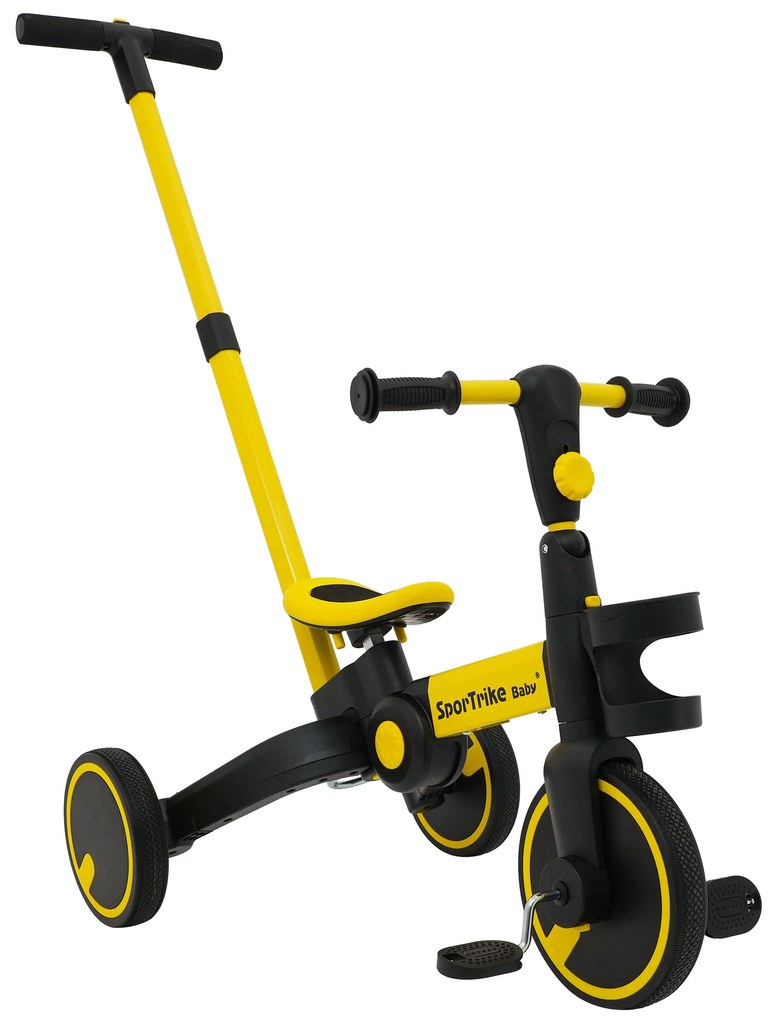 Odrážadlo Happy Bike 3v1 Sportrike ZSP.B68 - žlté