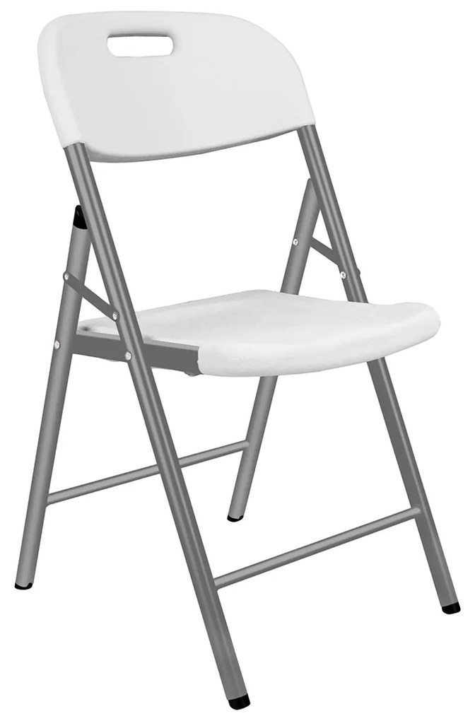 Cateringový skladací set Vivas 1+10 244x75 cm - sivá / biela
