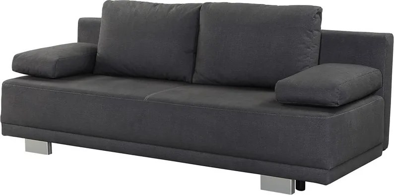 Rozkladacia pohovka Luzio, tmavo šedá látka