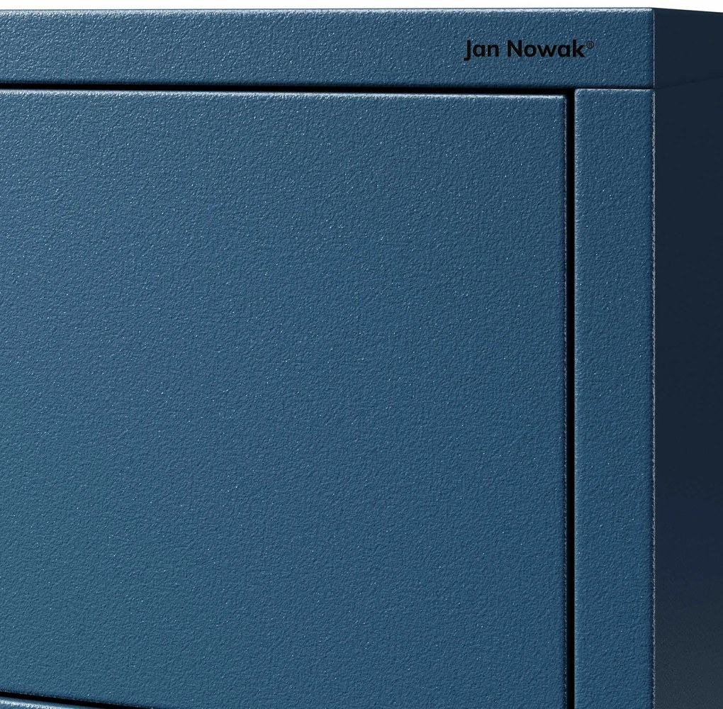 Komoda CARLA, 800 x 1015 x 400 mm, Modern: tmavomodrá farba