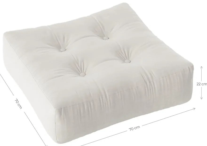 Sedací puf Karup Design More Olive Green