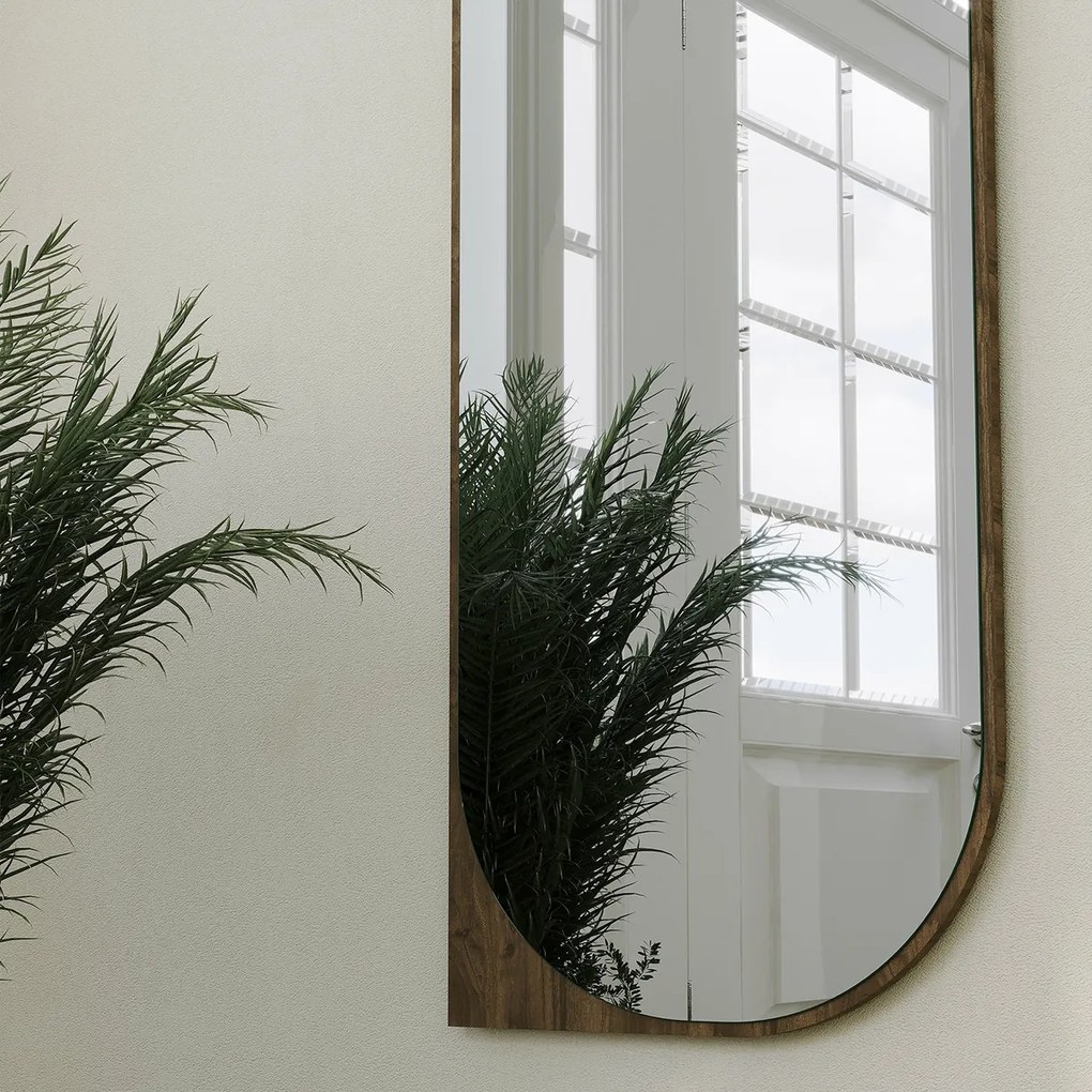 Zrkadlo Livi Walnut 52 x 152 cm